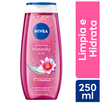 Nivea Gel de Ducha Waterlily & Oil Frasco 250ml