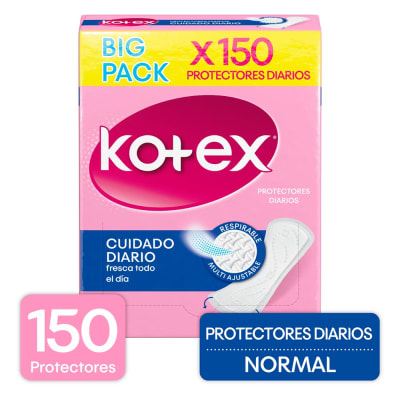 Kotex Protectores Diarios Normal Caja 150und