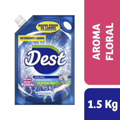 Dest Detergente Líquido Aroma Floral Doypack 1.5kg1