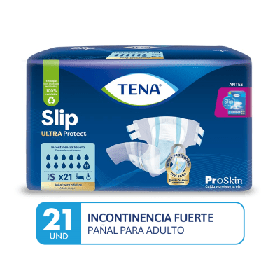 Tena Pañal Slip Ultra Protect Talla S Bolsa 21und