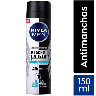 Nivea Men Antitranspirante Black & White Invisible Fresh Spray 150ml1