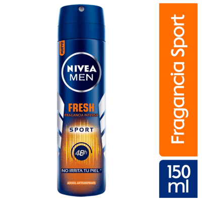 Nivea Men Antitranspirante Fresh Sport Spray 150ml1