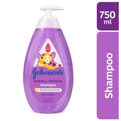 Johnsons Shampoo Fuerza y Vitamina Frasco 750ml
