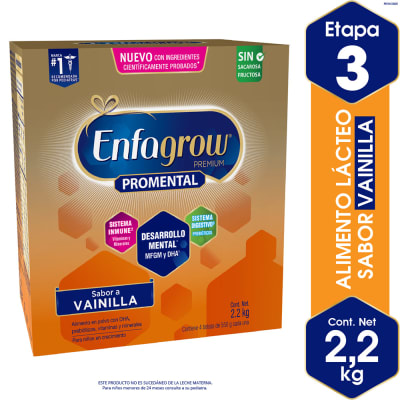 Enfagrow Premium Promental Sabor Vainilla Caja 2.2kg
