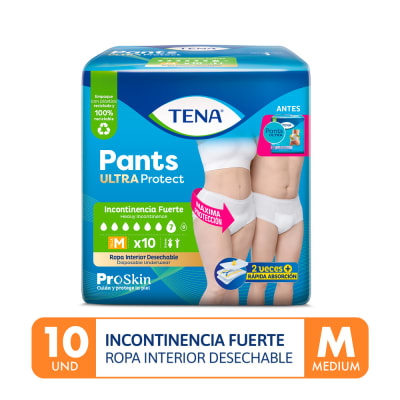 Tena Pants Ultra Protect Talla M Bolsa 10und1
