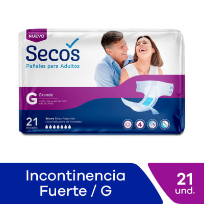 Secos Pañal Active Talla G Bolsa 21und