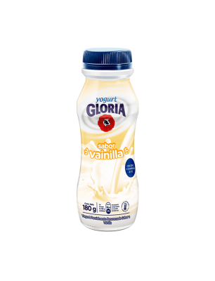 Gloria Yogurt Sabor Vainilla Botella 180gr1