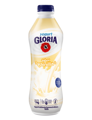 Gloria Yogurt Sabor Vainilla Botella 946gr