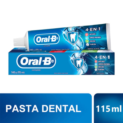 Oral B Crema Dental Complete 4 en 1 Menta Suave 100ml