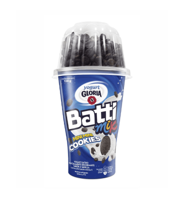 Gloria Battimix Mini Cookies Yogurt Sabor a Vainilla Vaso 138gr