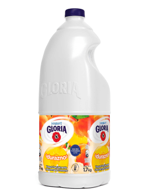 Gloria Yogurt Sabor Durazno Botella 1.6kg