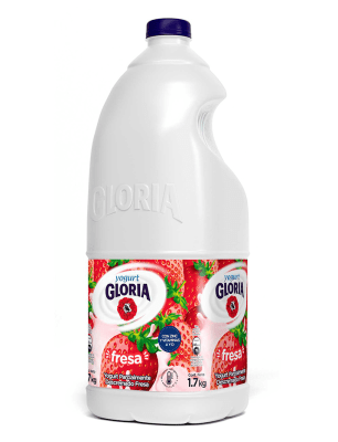 Gloria Yogurt Sabor Fresa Botella 1.6kg