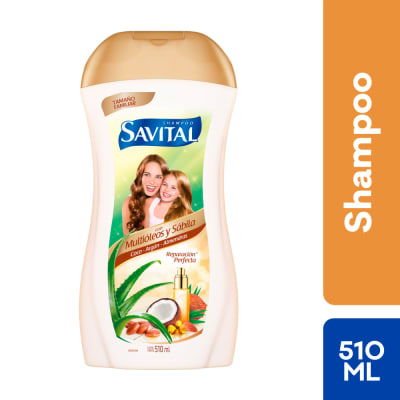 Savital Shampoo Multióleos y Sábila Frasco 510ml1