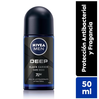 Nivea Men Antitranspirante Deep Darkwood Roll-On Frasco 50ml