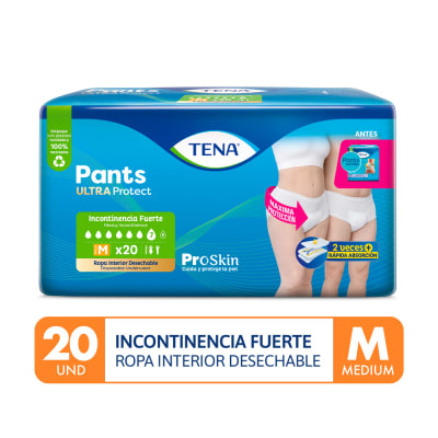 Tena Pants Ultra Talla M Bolsa 20und