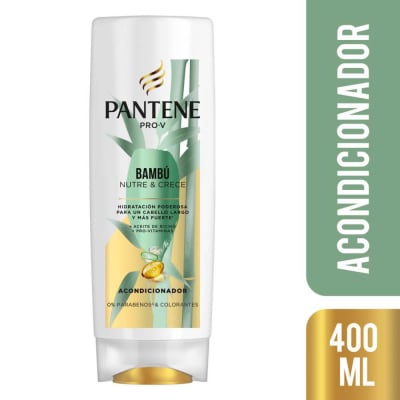 Pantene Acondicionador Bambú Nutre & Crece Frasco 400ml