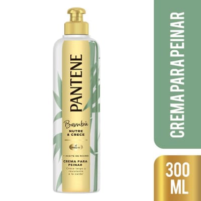 Pantene Crema Para Peinar Bambú Nutre & Crece Frasco 300ml