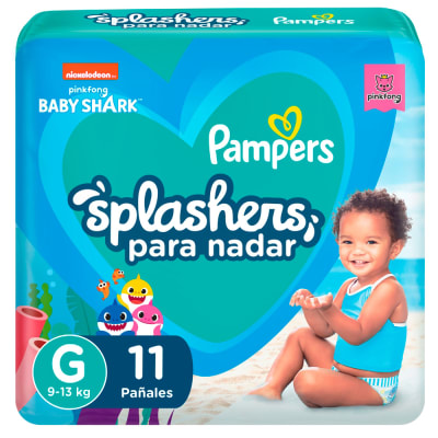 Pampers Pañal Splashers Talla G Bolsa 11und