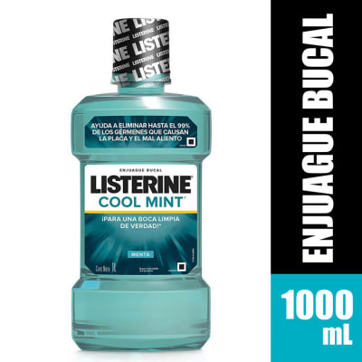 Listerine Cool Mint Enguague Bucal Menta 1lt1