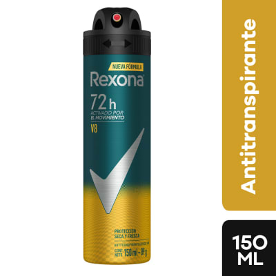 Rexona Antitranspirante V8 Spray 150ml1