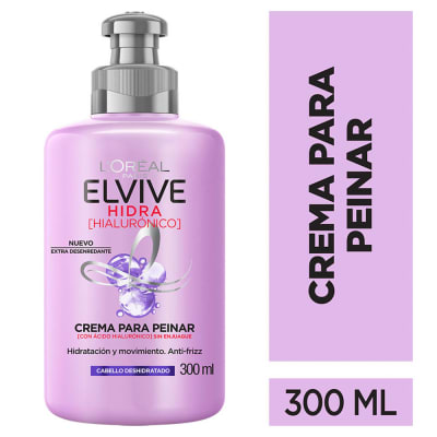Elvive Crema Para Peinar Hidra Hialurónico Frasco 300ml