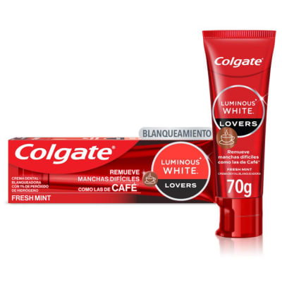 Colgate Crema Dental Luminous White Lovers 70gr