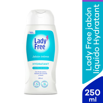 Lady Free Jabón Íntimo Hydratant Frasco 250ml