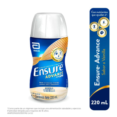 Ensure Advance con HMB Sabor Vainilla Botella 220ml1