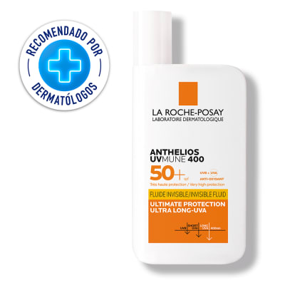 Protector Solar La Roche Posay Anthelios UVMune 400 Fluido Invisible FPS 50+1