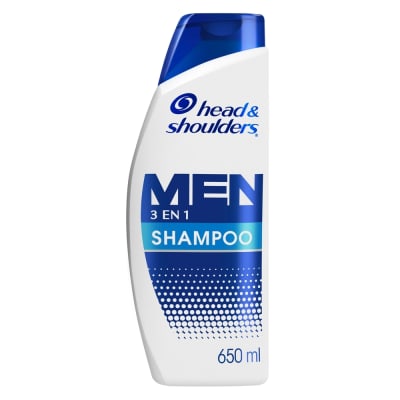 Head & Shoulders Shampoo Men 3en1 Frasco 650ml