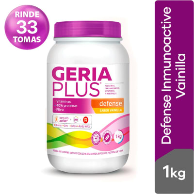 Geriaplus Defense Polvo Sabor Vainilla Frasco 1kg