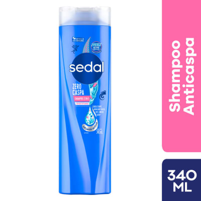 Sedal Shampoo Zero Caspa 2en1 Frasco 340ml