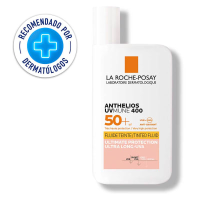 Protector Solar La Roche Posay Anthelios UVMune 400 Fluido con color FPS 50+1