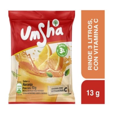 Refresco de Naranja Umsha Caja x 12 uni1