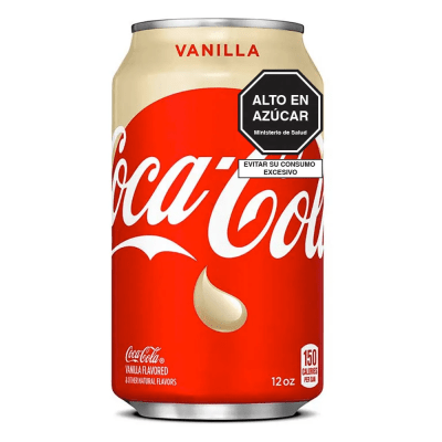 Coca Cola Gaseosa Sabor Vainilla Lata 355ml1