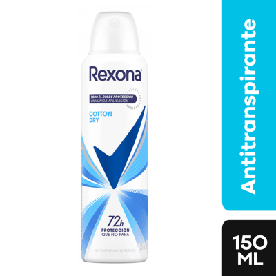 Rexona Antitranspirante Cotton Dry Spray 150ml1