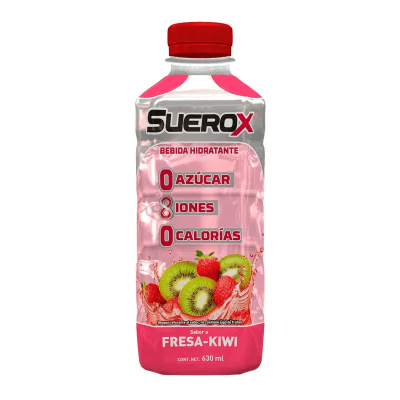 Suerox Bebida Rehidratante Sabor a Fresa-Kiwi Botella 630ml