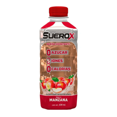 Suerox Bebida Rehidratante Sabor a Manzana Botella 630ml1