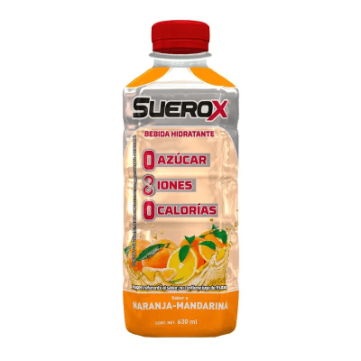 Suerox Bebida Rehidratante Sabor a Naranja-Mandarina Botella 630ml