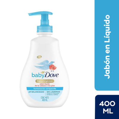Dove Jabón Líquido Baby Humectación Enriquecida Frasco 400ml