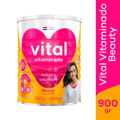 Vital Vitaminado Activa y Saludable Beauty Sabor Vainilla Lata 900gr1
