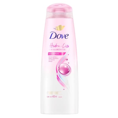 Dove Shampoo Hidra-Liso + Hialurónico Frasco 400ml1