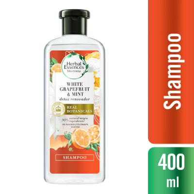 Herbal Essences Shampoo White Grapefruit & Mint Frasco 400ml1