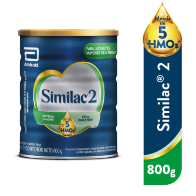 Similac 2 con Mezcla de 5HMOs Lata 800gr1