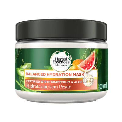 Herbal Essences Mascarilla Hidratación Equilibrada White Grapefruit & Aloe Pote 300ml