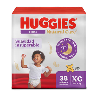 Huggies Pañal Pants Natural Care Talla XG Bolsa 38und