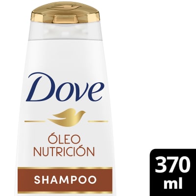 Dove Shampoo Óleo Nutrición Frasco 370ml