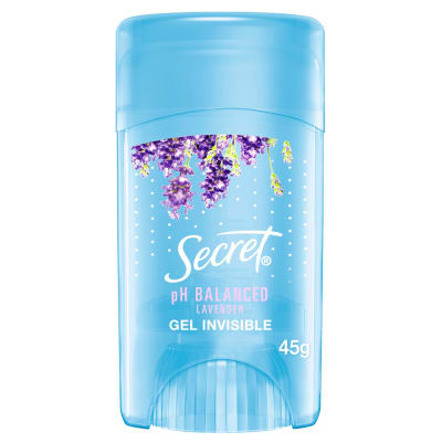 Secret Desodorante Gel Invisible pH Balanced Lavander Frasco 45gr