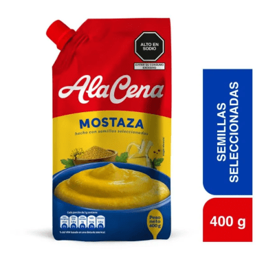 AlaCena Mostaza Doypack 400gr1