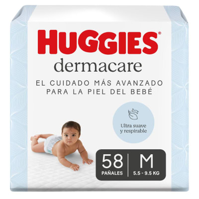 Huggies Pañal Dermacare Talla M Bolsa 58und